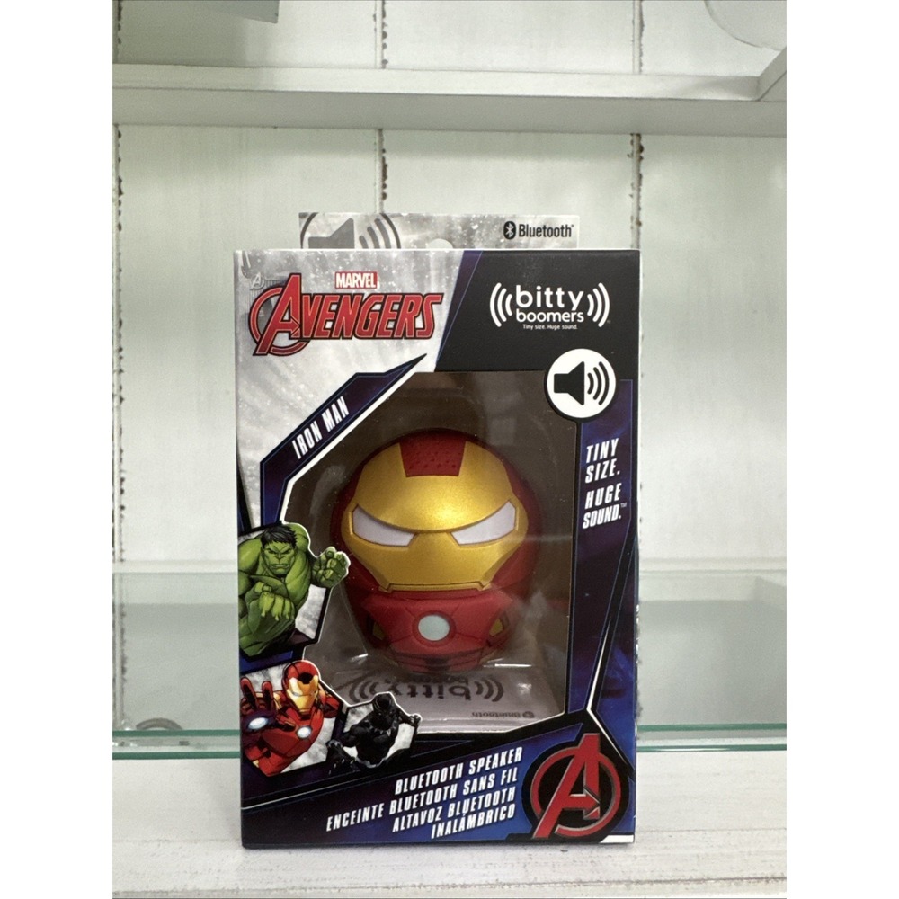 Marvel Avengers Iron Man Bitty Boomer Portable Wireless Bluetooth Speaker BB5